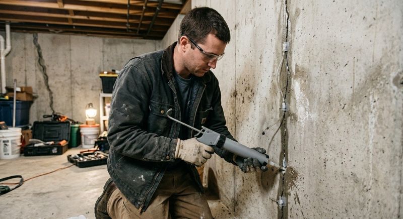 Basement Crack Repair in Mount Airy, NC