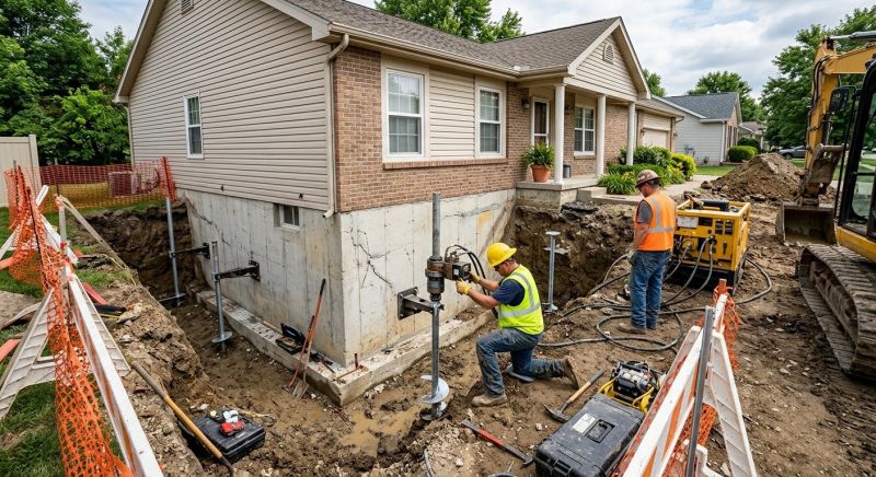 Building Foundation Repair in Ararat, VA