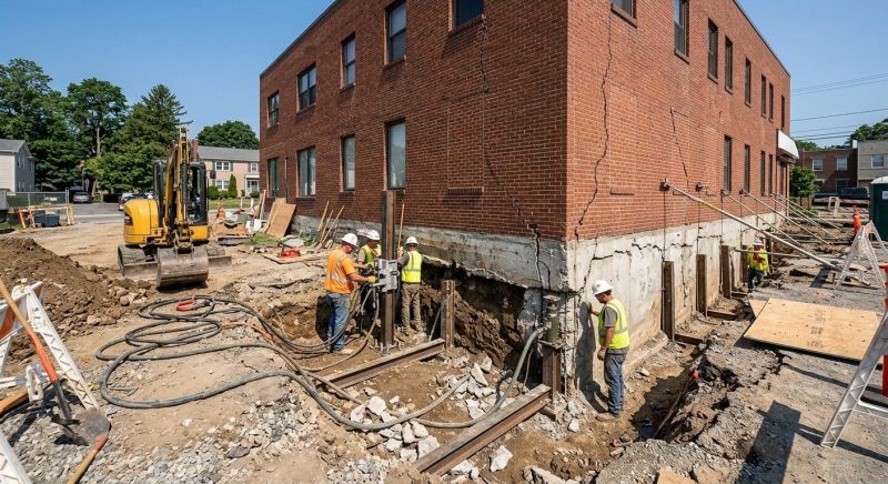 Building Foundation Repair in Hillsville, VA