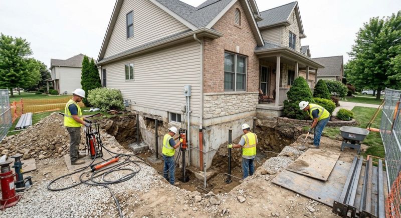 Building Foundation Repair in Mount Airy, NC