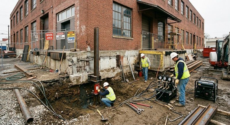 Building Foundation Repair in State Road, NC