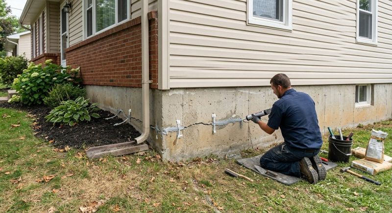 Cracked Foundation Repair in Pinnacle, NC