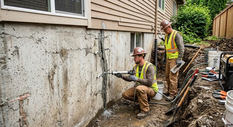 Cracked Foundation Repair in State Road, NC