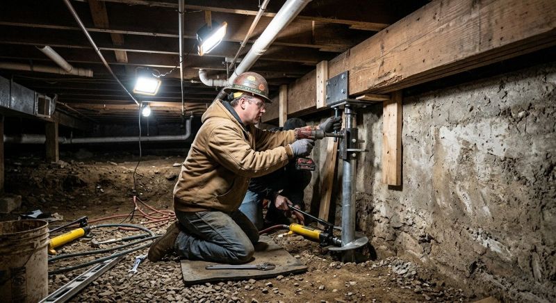 Crawl Space Leveling in Mount Airy, NC
