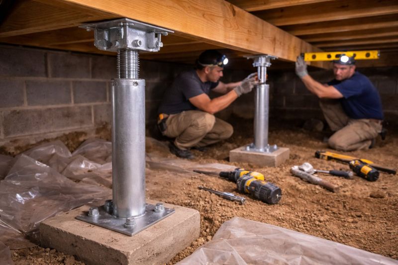 Crawlspace Structural Repair in Mount Airy, NC