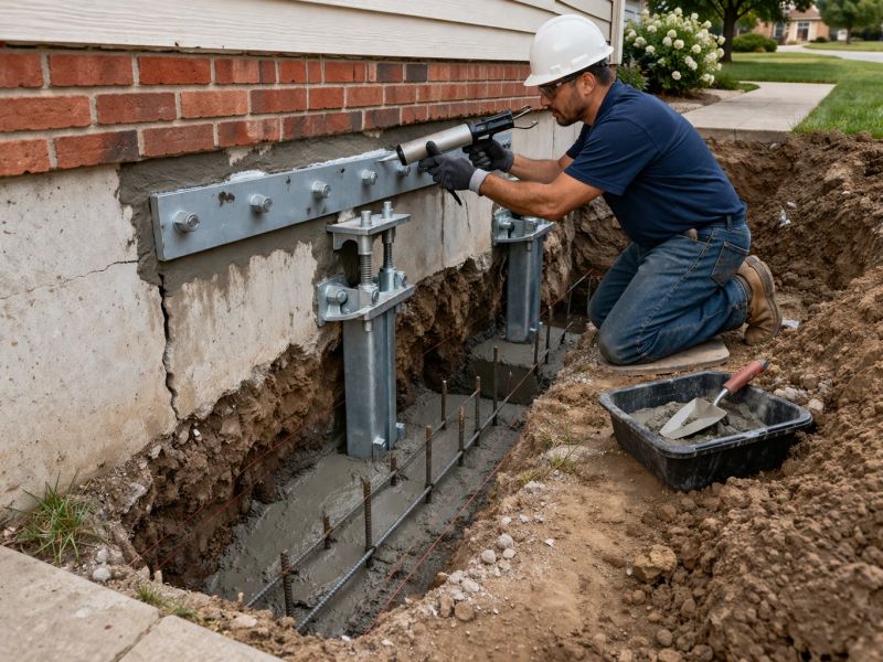 Exterior Foundation Repair in Mount Airy, NC