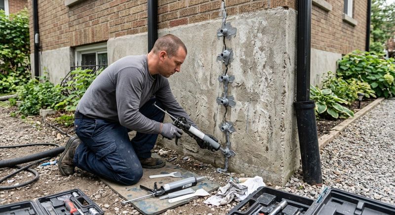 Foundation Crack Repair in Mount Airy, NC