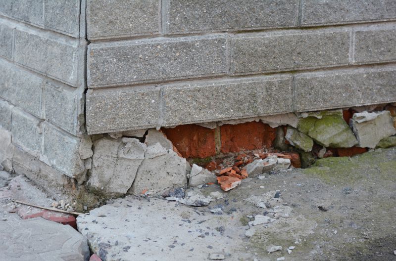 Foundation Damage Repair in State Road, NC