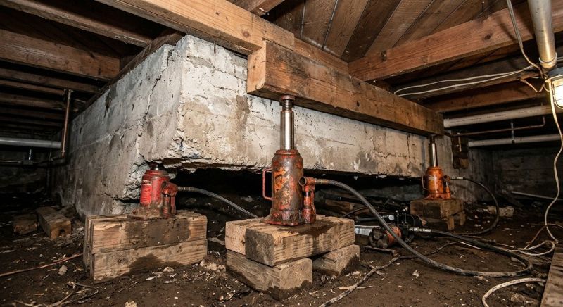 Foundation Jacking in State Road, NC