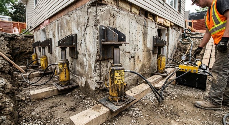 Foundation Jacking in Surry County, NC