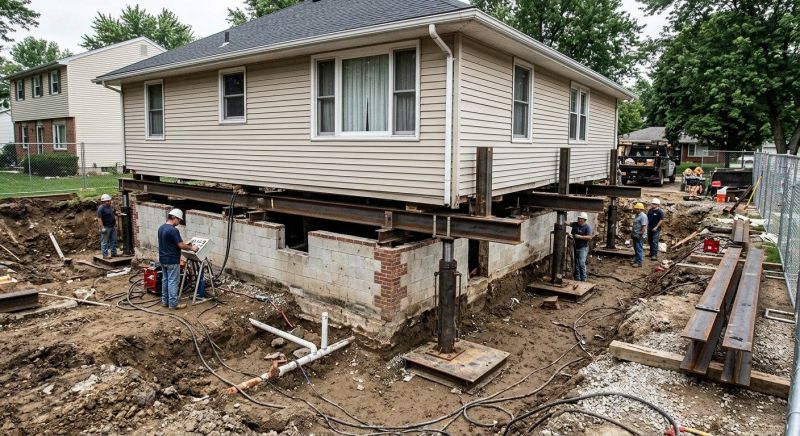 Foundation Lifting in Hillsville, VA