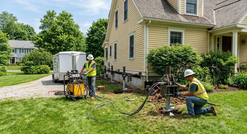 Foundation Lifting in Mount Airy, NC