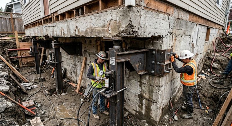 Foundation Lifting in Mount Airy, NC