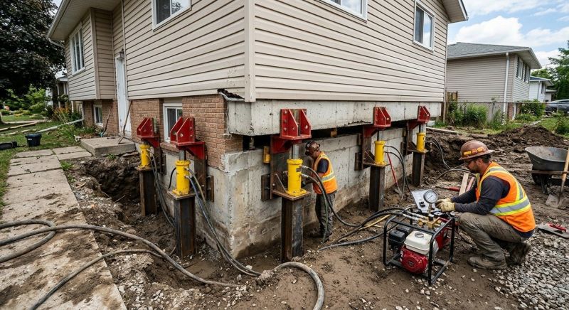 Foundation Lifting in Stuart, VA