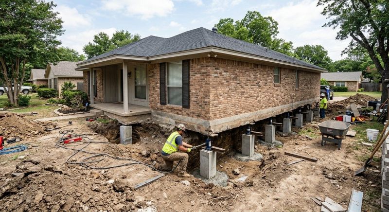 Foundation Pier Leveling in Mount Airy, NC