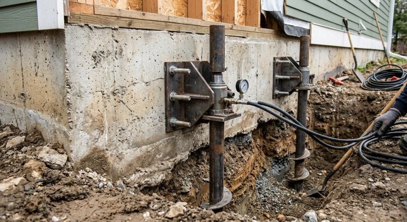 Foundation Pier Leveling in Mount Airy, NC