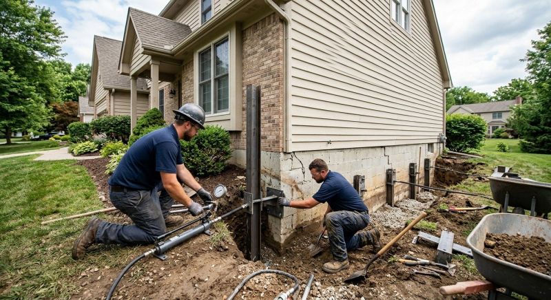 Foundation Pier Repair in Mount Airy, NC