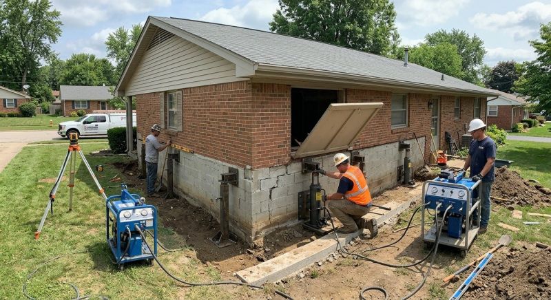 Foundation Releveling in Mount Airy, NC