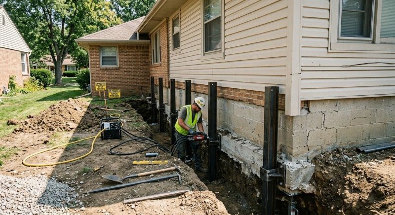 Foundation Renovation in Mount Airy, NC
