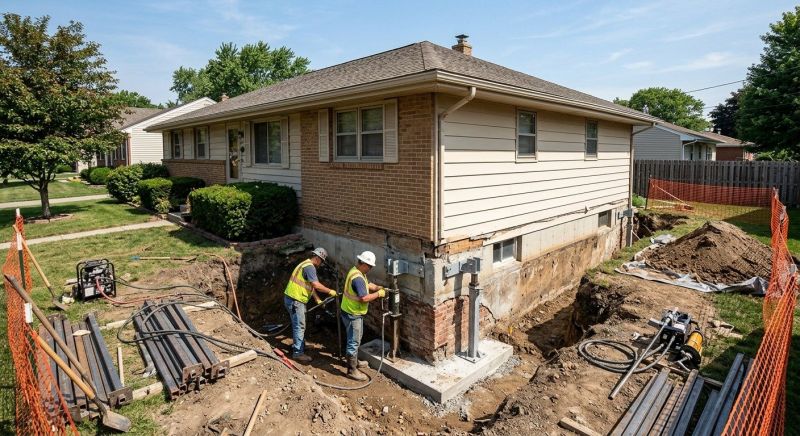 Foundation Renovation in Mount Airy, NC