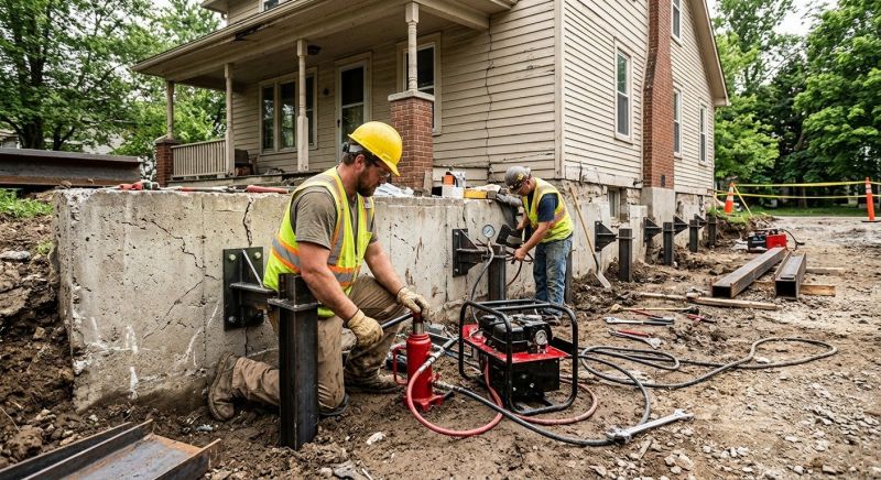 Foundation Stabilizing in Galax, VA