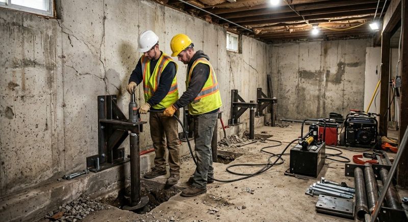 Foundation Stabilizing in Stuart, VA
