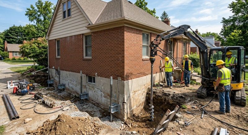 Foundation Stabilizing in Stuart, VA