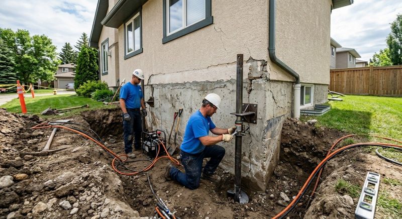 Helical Piers Installation in Mount Airy, NC