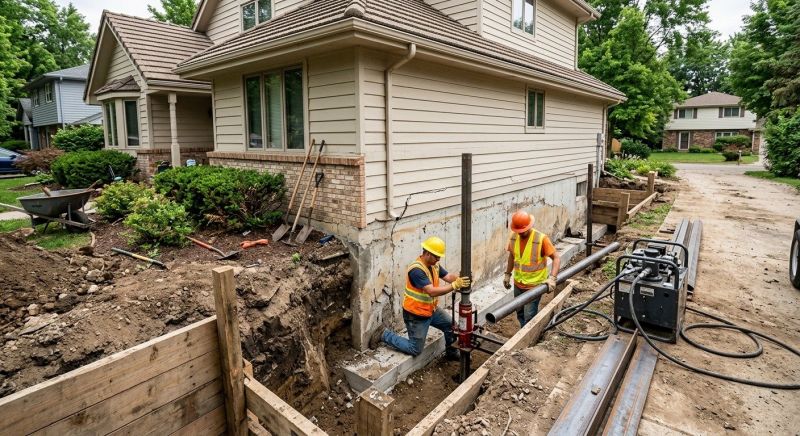 House Foundation Repair in Ararat, VA