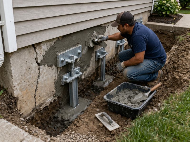 House Foundation Repair in Hillsville, VA