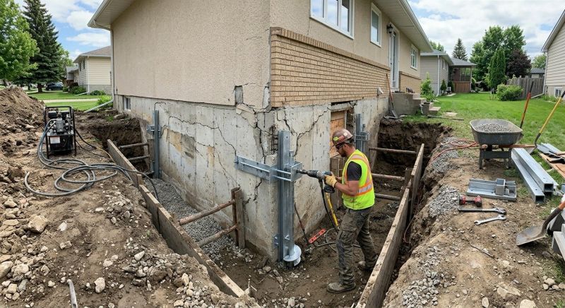House Foundation Repair in Mount Airy, NC