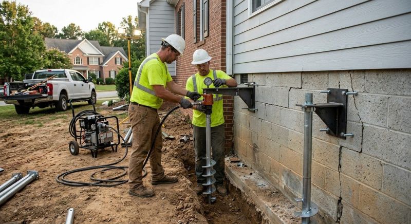 Piering Service in Mount Airy, NC