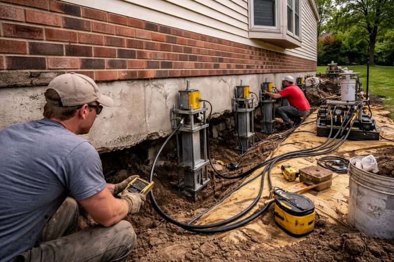 Settling Foundation Service in Hillsville, VA