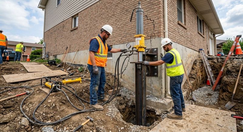 Settling Foundation Service in Mount Airy, NC