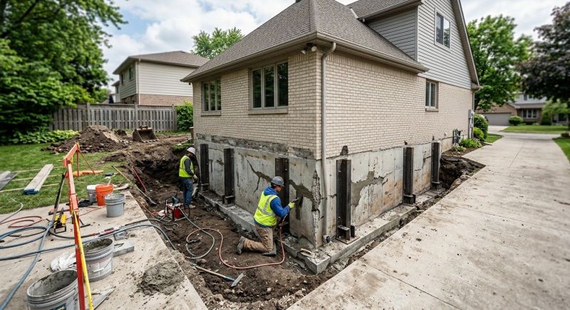 Sinking Foundation Repair in Ararat, VA