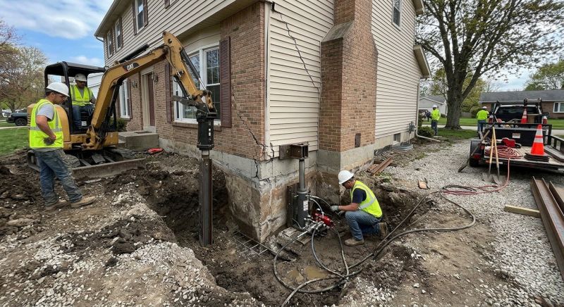 Sinking Foundation Repair in Hillsville, VA