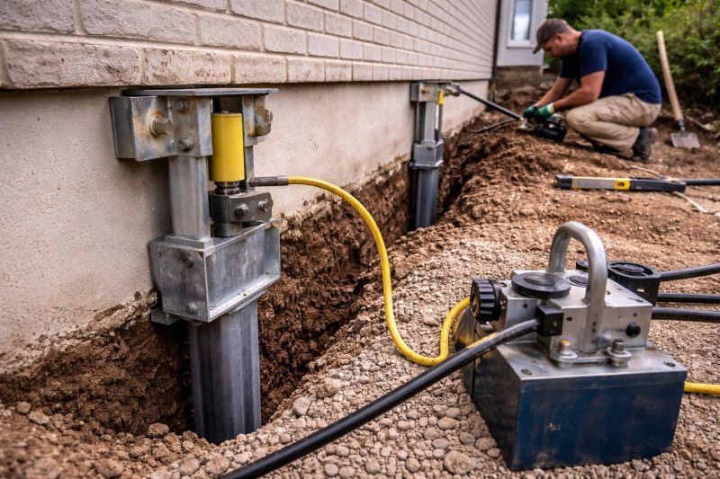 Sinking Foundation Repair in Pinnacle, NC