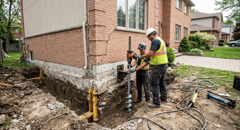 Sinking Foundation Repair in Stuart, VA