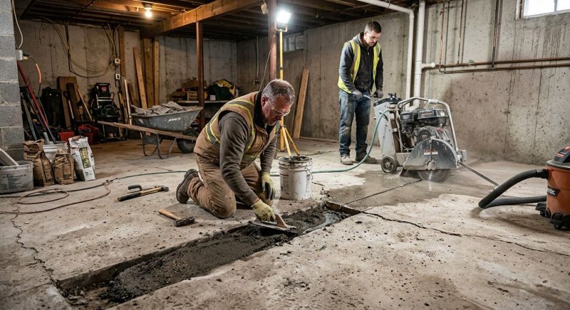 Slab Foundation Repair in Mount Airy, NC
