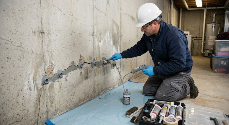 Structural Crack Repair in Mount Airy, NC