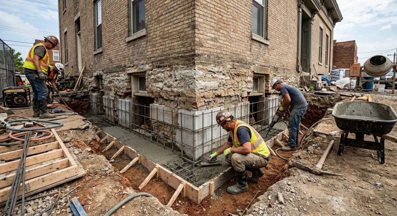 Underpinning Repair in Mount Airy, NC